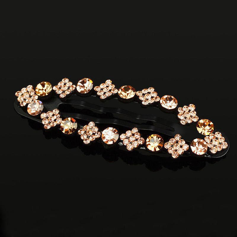 Crystal Rhinestone Hair Clip Barrette Hairpin Hair Accessories