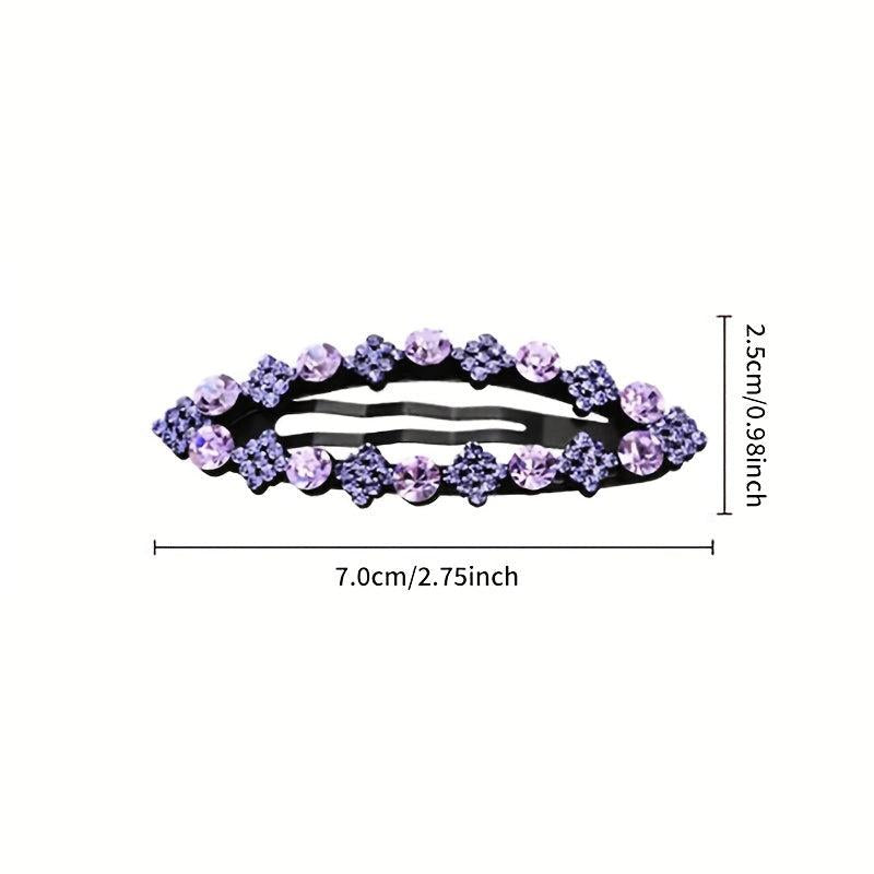 Crystal Rhinestone Hair Clip Barrette Hairpin Hair Accessories