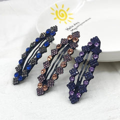 Crystal Rhinestone Hair Clip Barrette Hairpin Hair Accessories