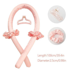 Satin Heatless Curling Set Hair Rollers Overnight