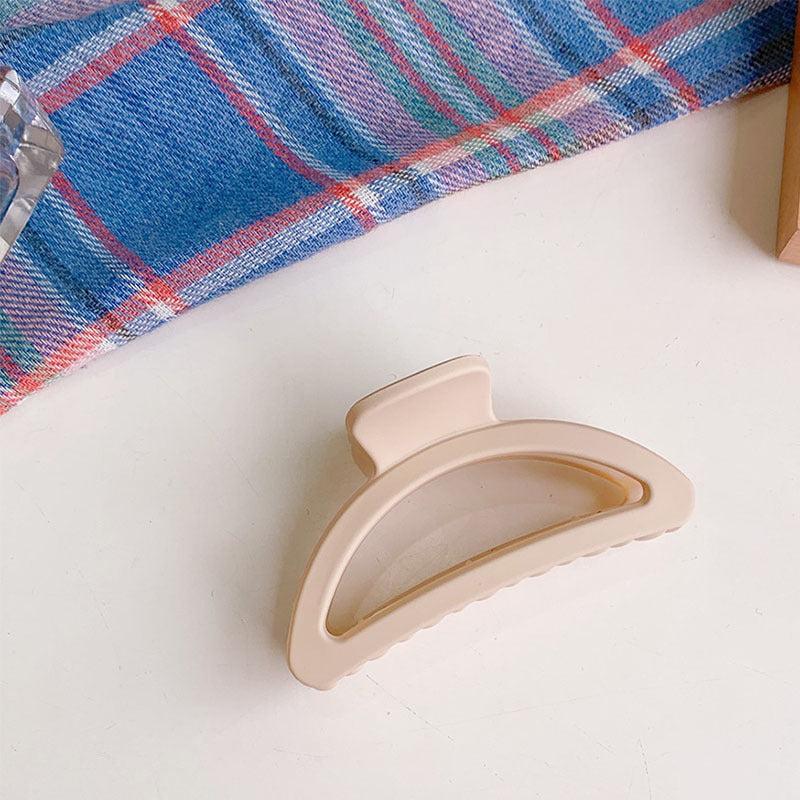 Matte Minimalist Hair Claw Clips For Thick Hair