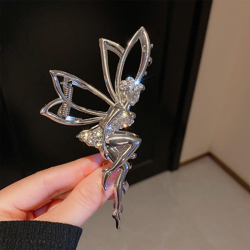 Elf Fairy Hair Clip Pearl Rice Ear Look Hair Claw Clip For Women Girls