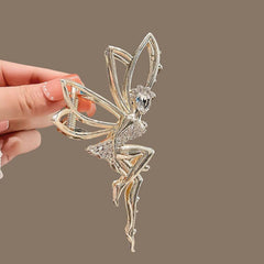 Elf Fairy Hair Clip Pearl Rice Ear Look Hair Claw Clip For Women Girls