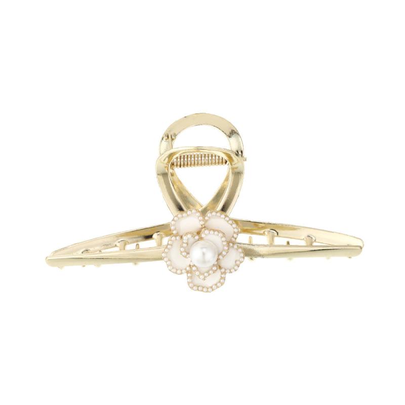 Elf Fairy Hair Clip Pearl Rice Ear Look Hair Claw Clip For Women Girls