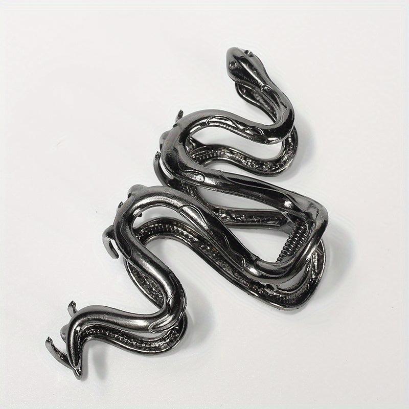 Alloy Snake Shaped Hair Claw Goth Punk Vintage Hair Clip