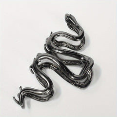Alloy Snake Shaped Hair Claw Goth Punk Vintage Hair Clip