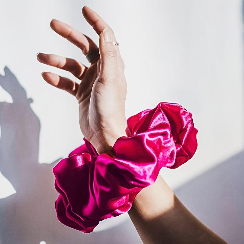Satin Scrunchie Elastic Hair Tie XXL Scrunchie