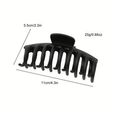 Matte Non Slip Hair Claw Clip Strong Grip Hair Jaw Clip For Thick Hair