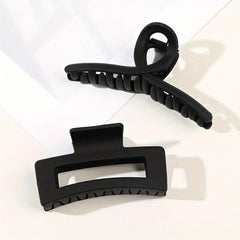 Matte Non Slip Hair Claw Clip Strong Grip Hair Jaw Clip For Thick Hair