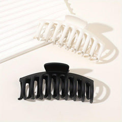 Matte Non Slip Hair Claw Clip Strong Grip Hair Jaw Clip For Thick Hair