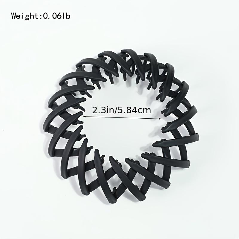 Glossy Hair Clip Tail Hair Bun Holder Hair Claw for Girls Hair Accessories