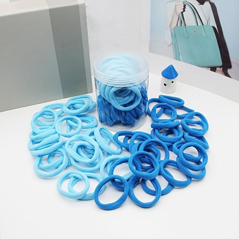 50 PCS Luminous Hair Ties Ponytail Holders Hair Bands For Women Girls Teens