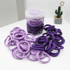 50 PCS Luminous Hair Ties Ponytail Holders Hair Bands For Women Girls Teens