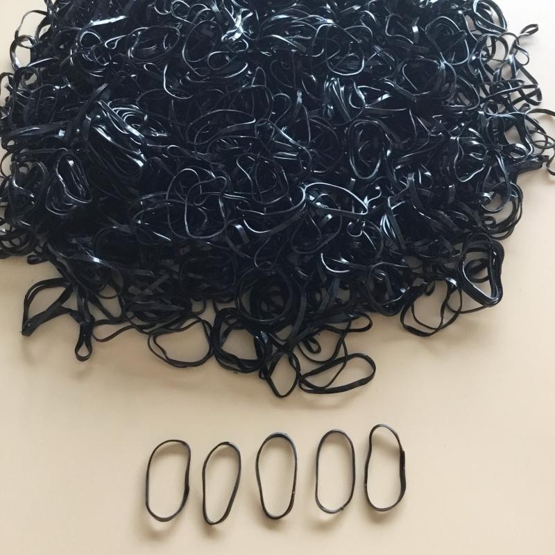1000pcs Clear Elastic Hair Rubber Bands Small Stretch Hair Bands