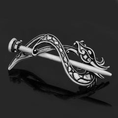 Viking Celtic Hair Clips Hairpins Silvery Hair Pin Chignon Celtic Knot Jewelry