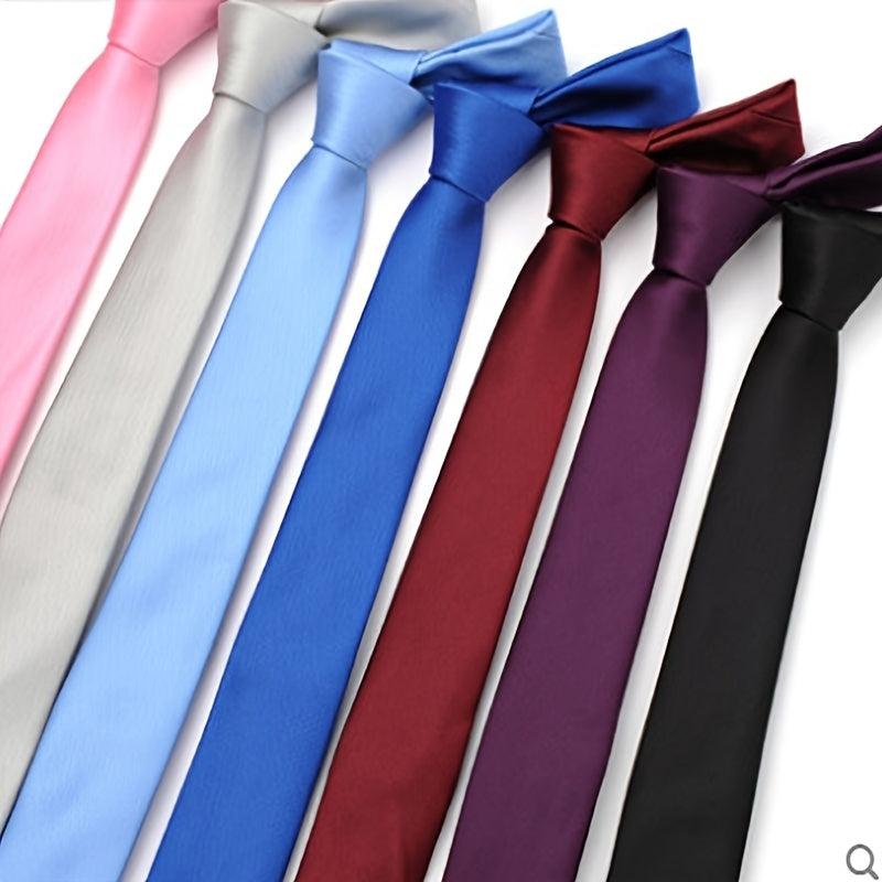 Men's Narrow Tie Formal Suit Business Necktie 145x5cm