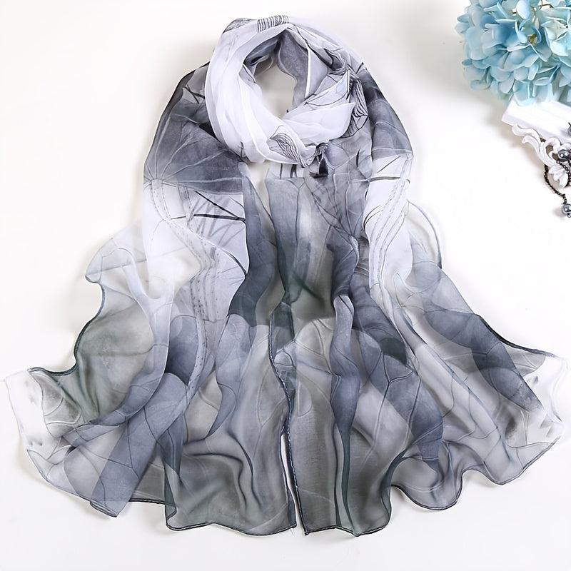 Women's Georgette Yarn Scarf for Spring Sun Protection