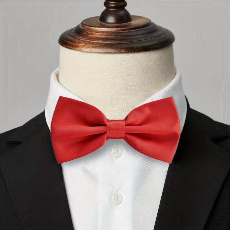 Burgundy Wedding Bows Groomsmen Bow Ties Men's Groom Bow Ties