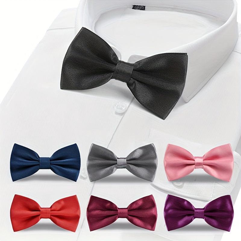 Burgundy Wedding Bows Groomsmen Bow Ties Men's Groom Bow Ties