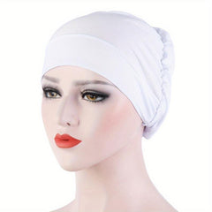 Ramadan Turban Head Scarf Cap Casual Elastic Head Wrap Bonnet Chemo Cap