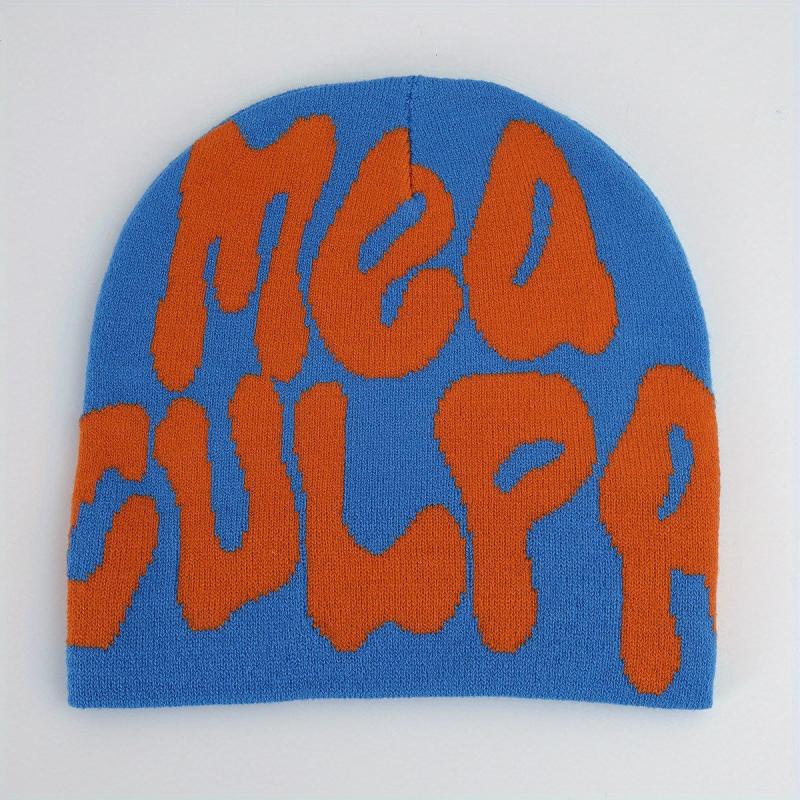 Hip Hop Knitted Beanie Cap Candy Y2K Skull Hat