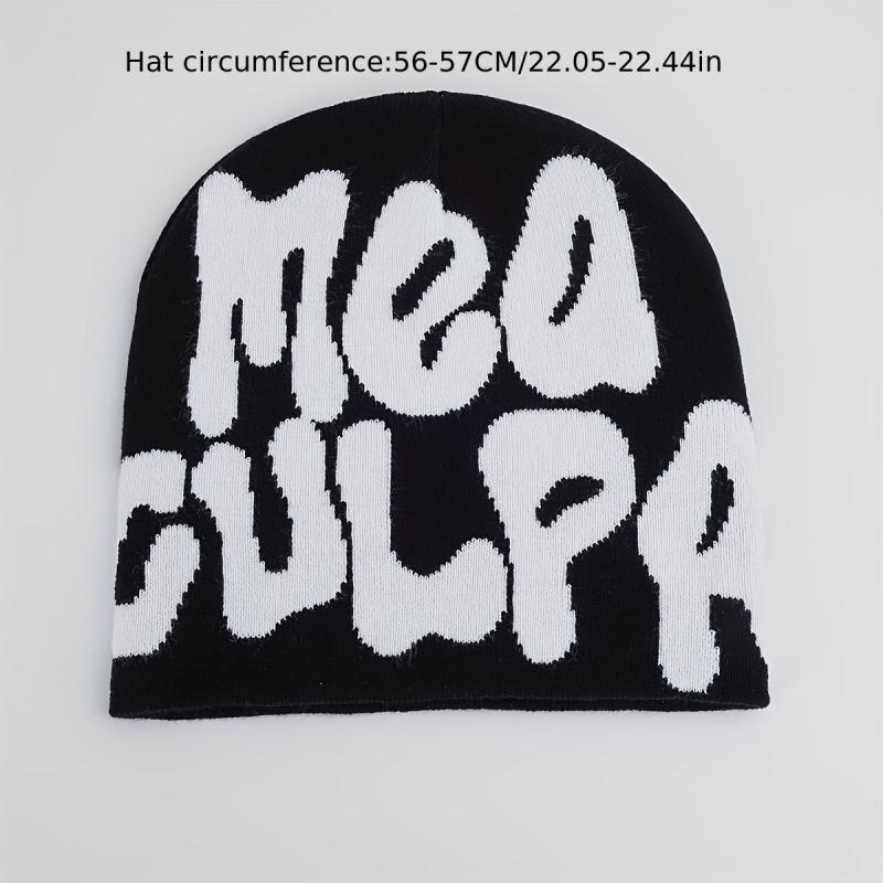 Hip Hop Knitted Beanie Cap Candy Y2K Skull Hat