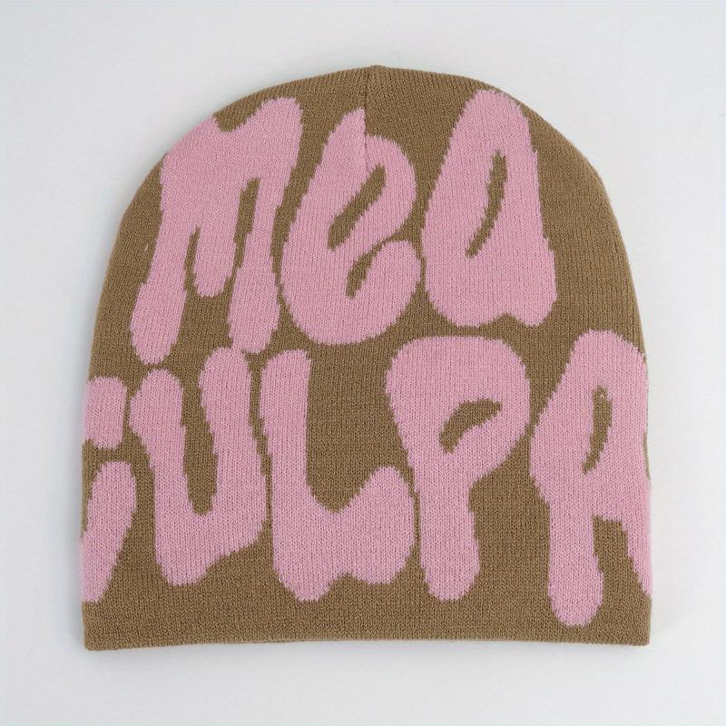 Hip Hop Knitted Beanie Cap Candy Y2K Skull Hat