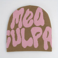 Hip Hop Knitted Beanie Cap Candy Y2K Skull Hat