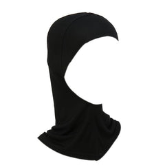 Solid Head Scarf Inner Bonnet Headwear For Women
