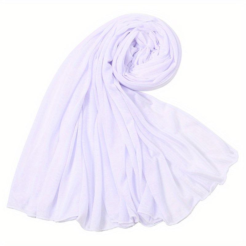 Candy Hijab Head Scarf Classic Shawl Elastic Turban Scarf
