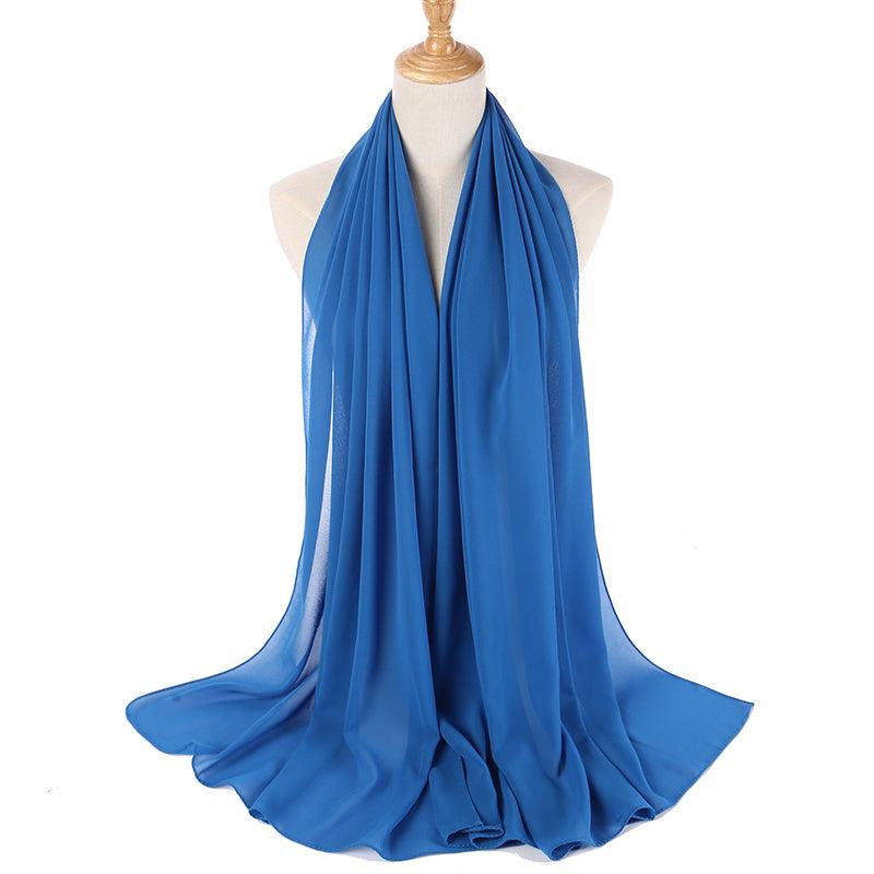 Soft Chiffon Scarf Shawl Long Scarf Wrap For Evening Dresses