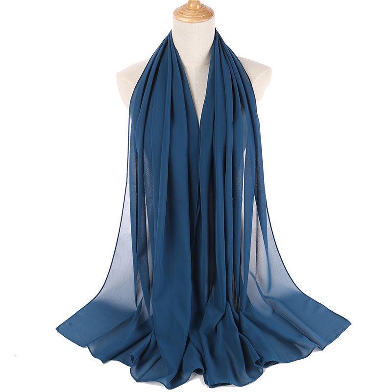 Soft Chiffon Scarf Shawl Long Scarf Wrap For Evening Dresses