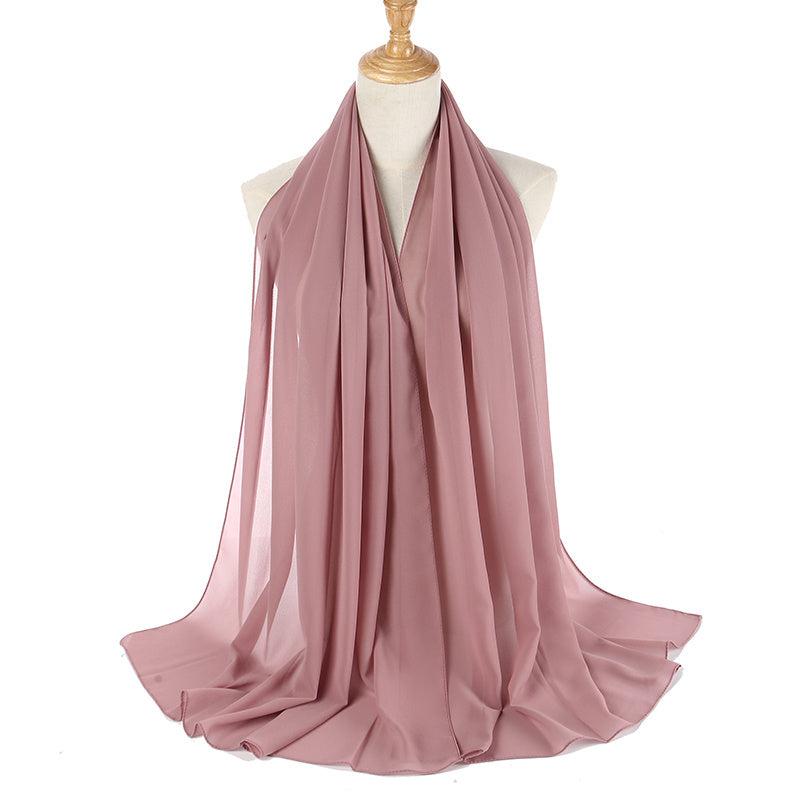 Soft Chiffon Scarf Shawl Long Scarf Wrap For Evening Dresses