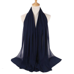 Soft Chiffon Scarf Shawl Long Scarf Wrap For Evening Dresses
