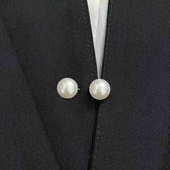 Faux Pearl Waistband Pin Buckle Clothes Skirt Waist Pin Pants Brooch