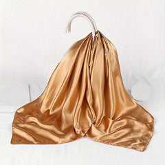 Silk Scarf Square Scarf Satin Headscarf Neck Scarves For Women And Girls