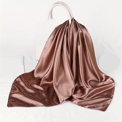 Silk Scarf Square Scarf Satin Headscarf Neck Scarves For Women And Girls
