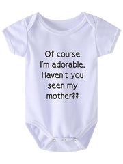 Baby Boys Adorable Short Sleeve Onesie for Summer