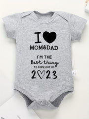 Baby Girls Casual Romper I m The Thing Print