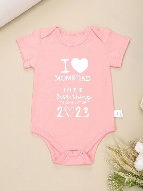 Baby Girls Casual Romper I m The Thing Print