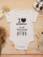 Baby Girls Casual Romper I m The Thing Print