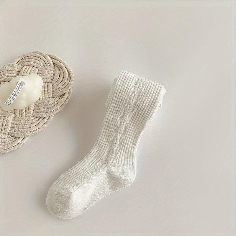 Girls Knit Leggings Baby Children Tights Pants Stockings