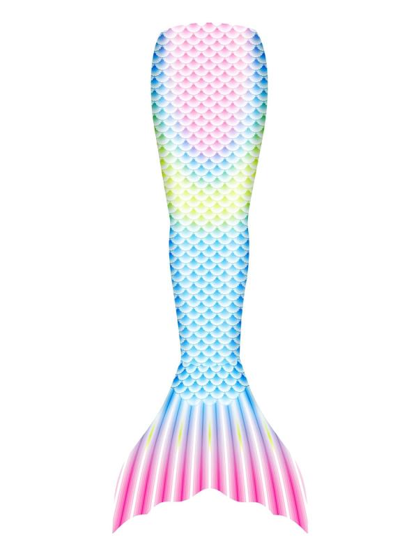 Girls Mermaid Tail Bikini Swimsuit Set
