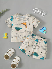 Baby Boys Dinosaur T shirt & Shorts Set