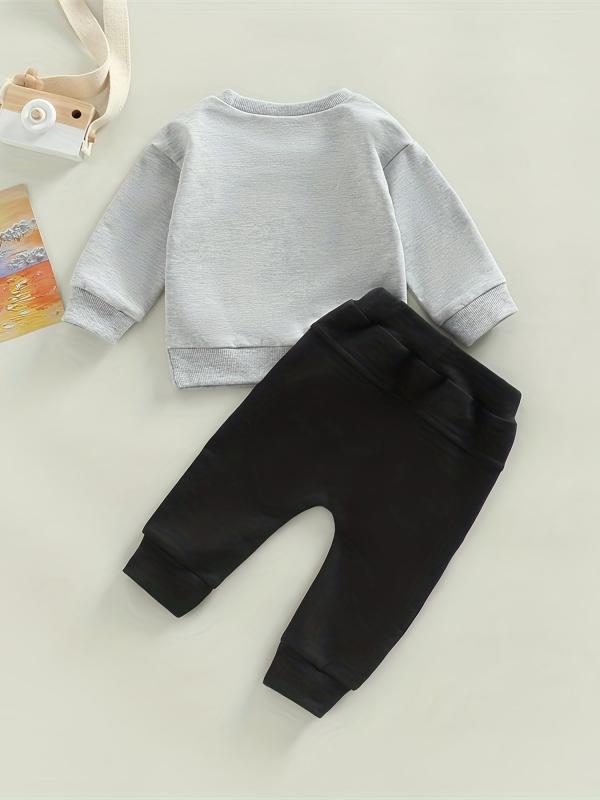 Baby Boys MAMA'S BOY Sweatshirt Trousers Set