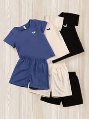 Boys 3pc Pigeon Shorts & T-shirt Set