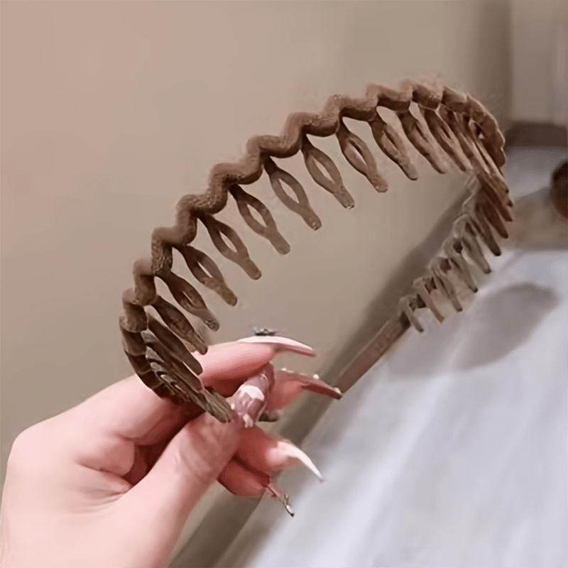 Girls Headband With Combs Non slip Hairband Head Hoops Hair Accessories