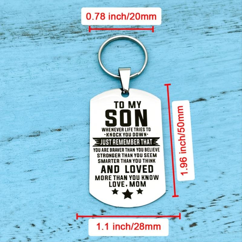 Inspirational Keychain Gift For Daughter Son From Mom Dad