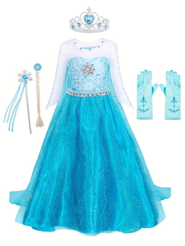 Princess Aisha Costume Sequin Party Dress