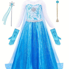 Princess Aisha Costume Sequin Party Dress